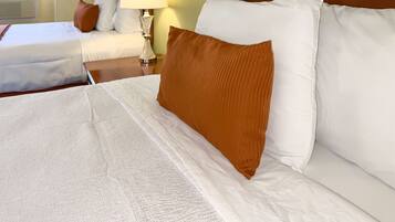 Standard Room, 2 Queen Beds, Non Smoking | Individually decorated, desk, iron/ironing board, free WiFi
