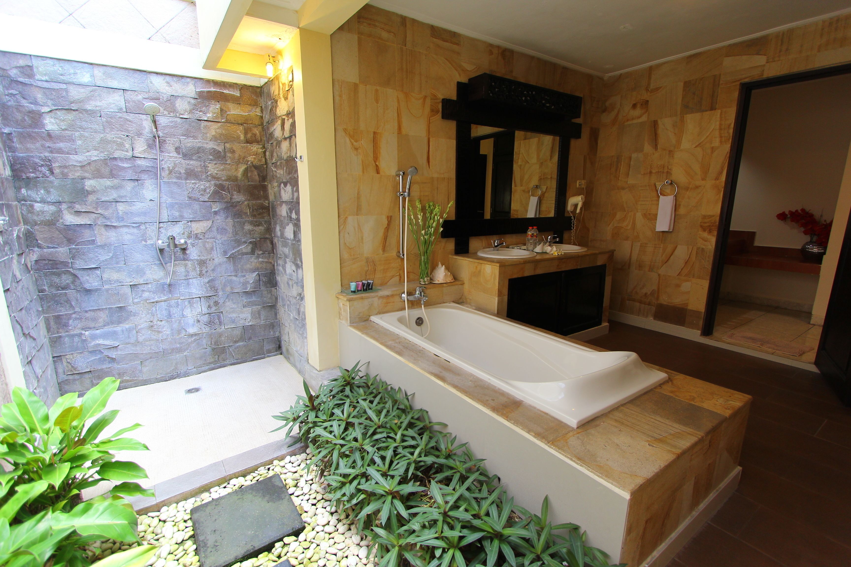 Two Bedrooms Premium Private Pool Villa | Bathroom | Combined shower/tub, free toiletries, hair dryer, slippers