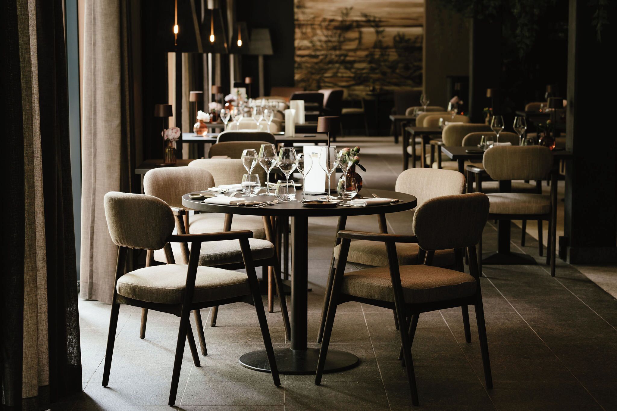 Café da manhã, almoço e jantar