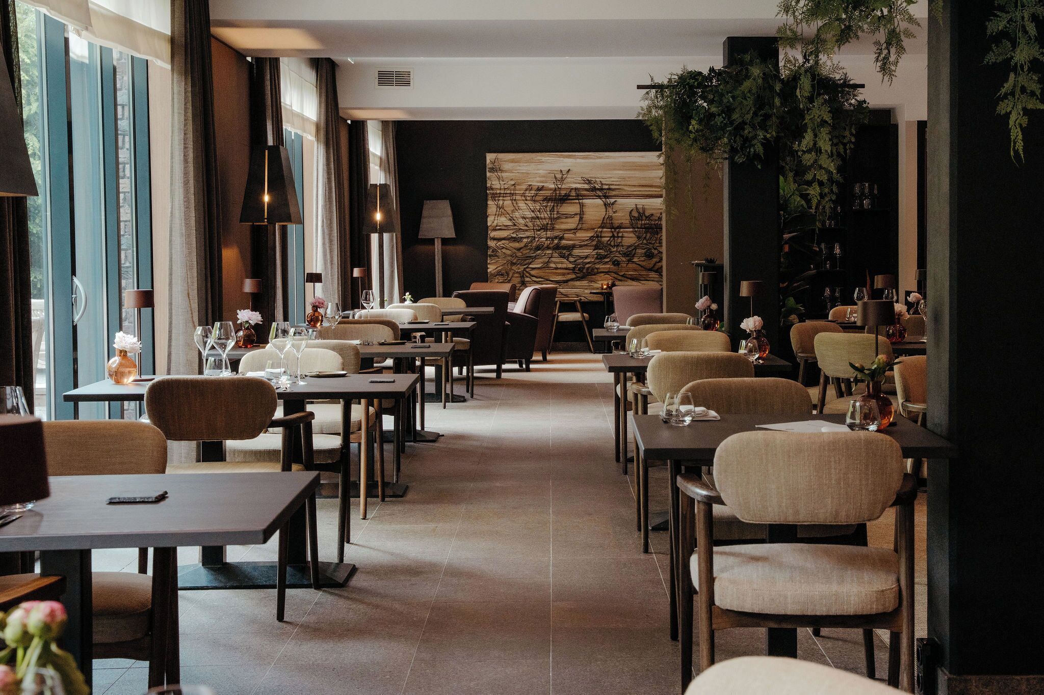 breakfast, lunch, dinner served; french cuisine, garden views