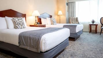 Classic Double Room, 2 Double Beds | Premium bedding, pillowtop beds, in-room safe, desk