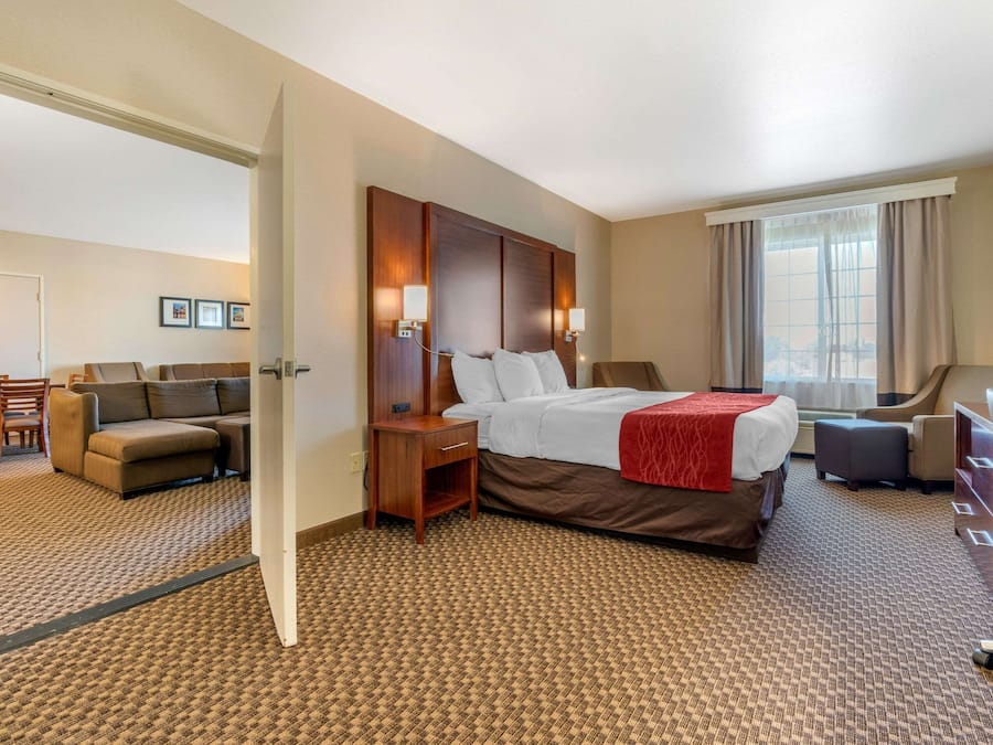 Suite, Multiple Beds, Accessible, Non Smoking | In-room safe, desk, iron/ironing board, rollaway beds