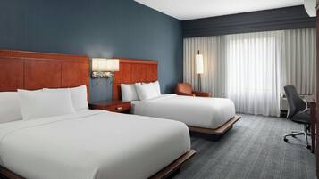 Room, 2 Queen Beds | Premium bedding, in-room safe, desk, blackout curtains