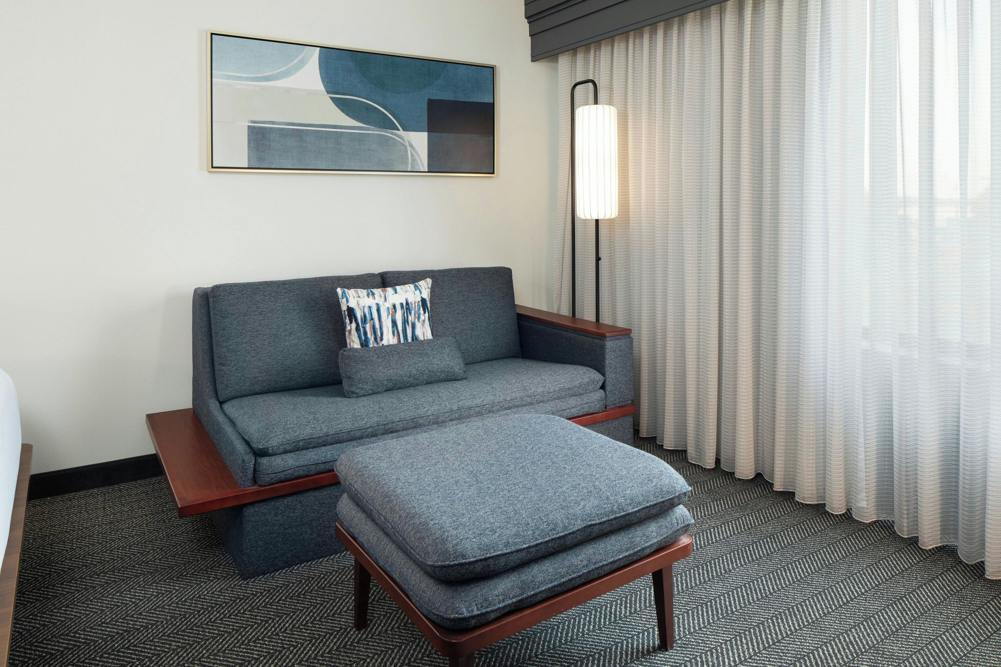 room, 1 king bed with sofa bed | premium bedding, in-room safe, desk, blackout curtains