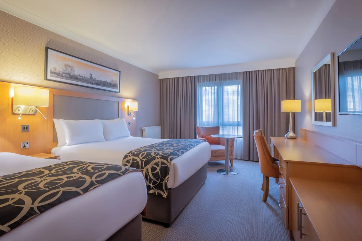 deluxe king & single room | premium bedding, desk, blackout curtains, soundproofing