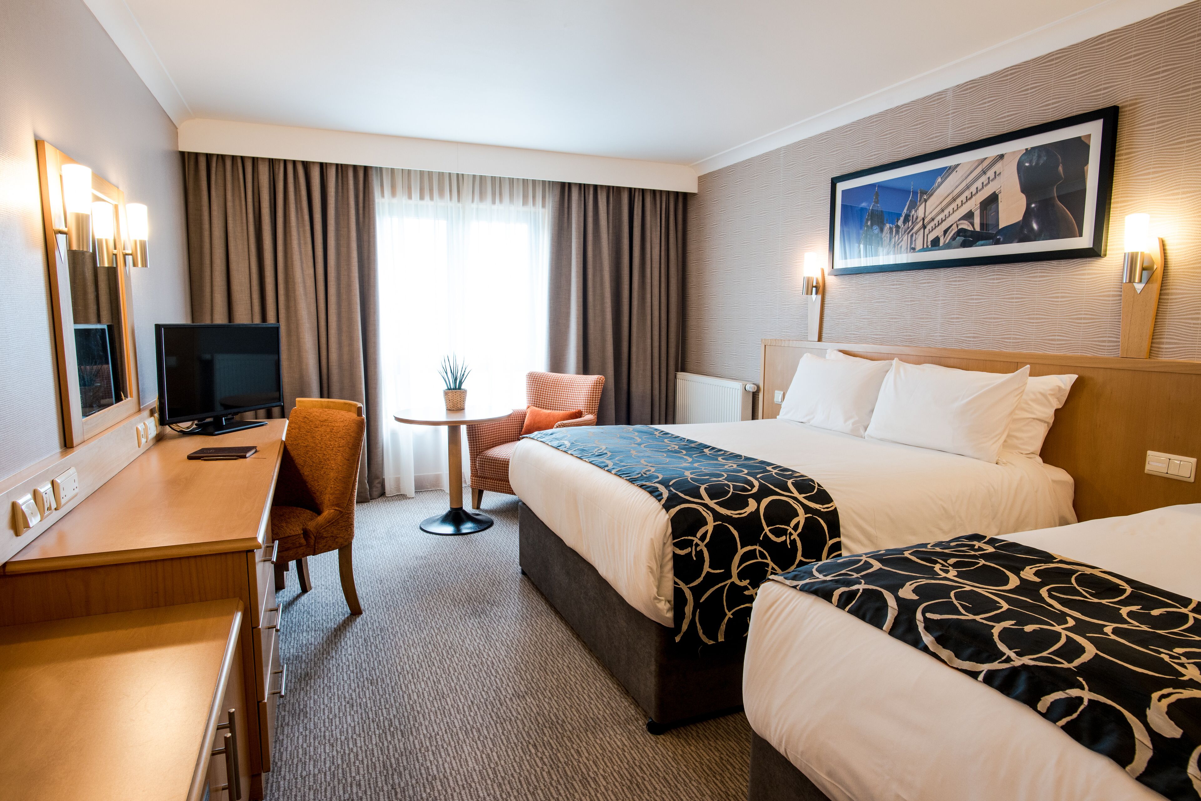 standard king & single room | premium bedding, desk, blackout curtains, soundproofing