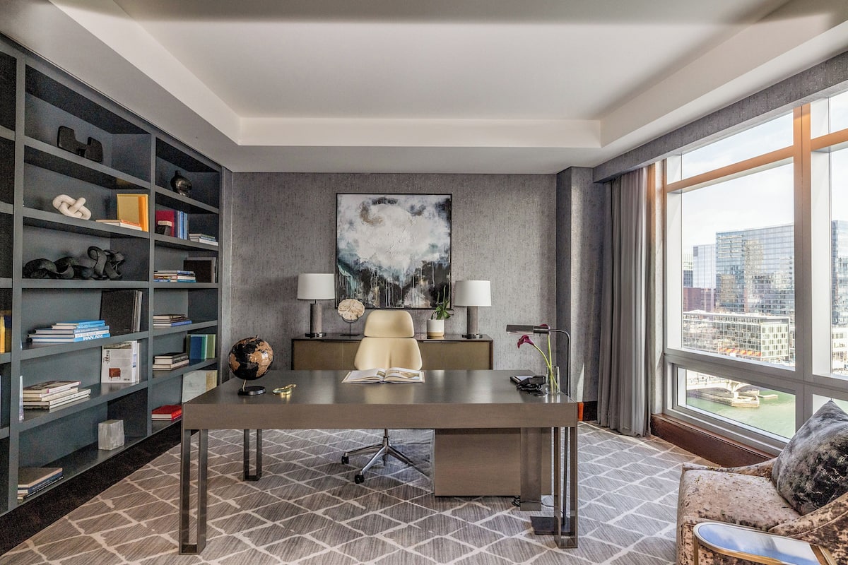 Presidential Suite, Multiple Beds | Minibar, in-room safe, desk, laptop workspace