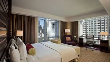 Minibar, in-room safe, desk, laptop workspace