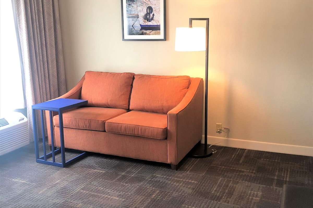 in-room safe, desk, blackout curtains, iron/ironing board