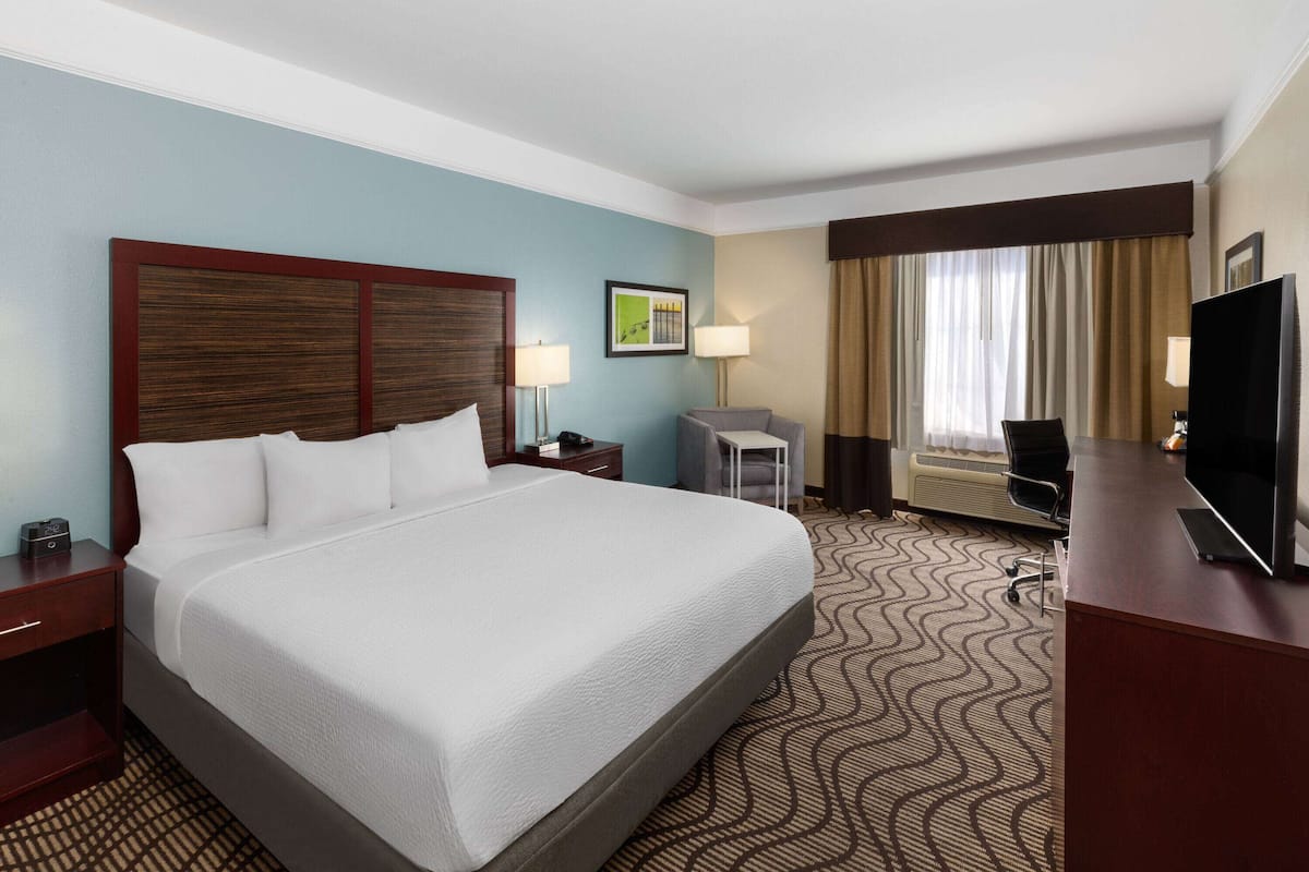Room, 1 King Bed, Non Smoking | Desk, iron/ironing board, free WiFi, bed sheets