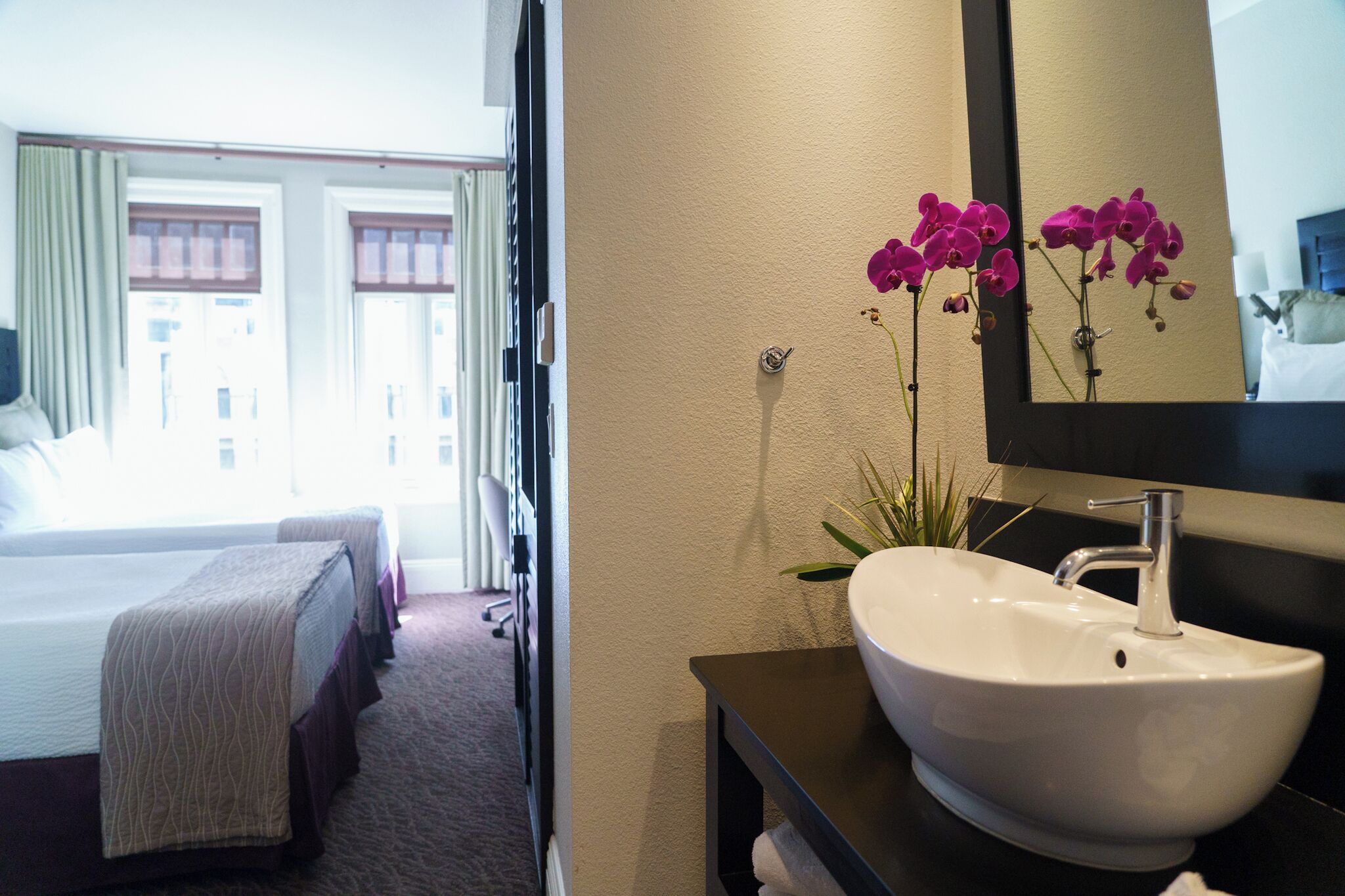 Classic Two Double Beds City View | Premium bedding, pillowtop beds, in-room safe, desk