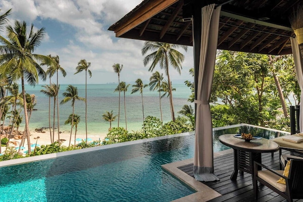 Villa, 1 King Bed, Oceanfront (Pool) | Beach/ocean view