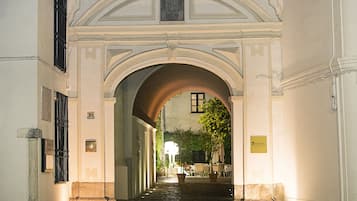 Front of property – evening/night