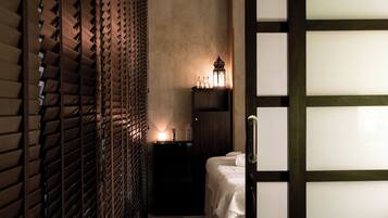 Hot tub, body treatments, sports massages, body wraps, body scrubs