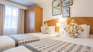 Standard Room, 2 Single Beds | In-room safe, desk, iron/ironing board, free cots/infant beds
