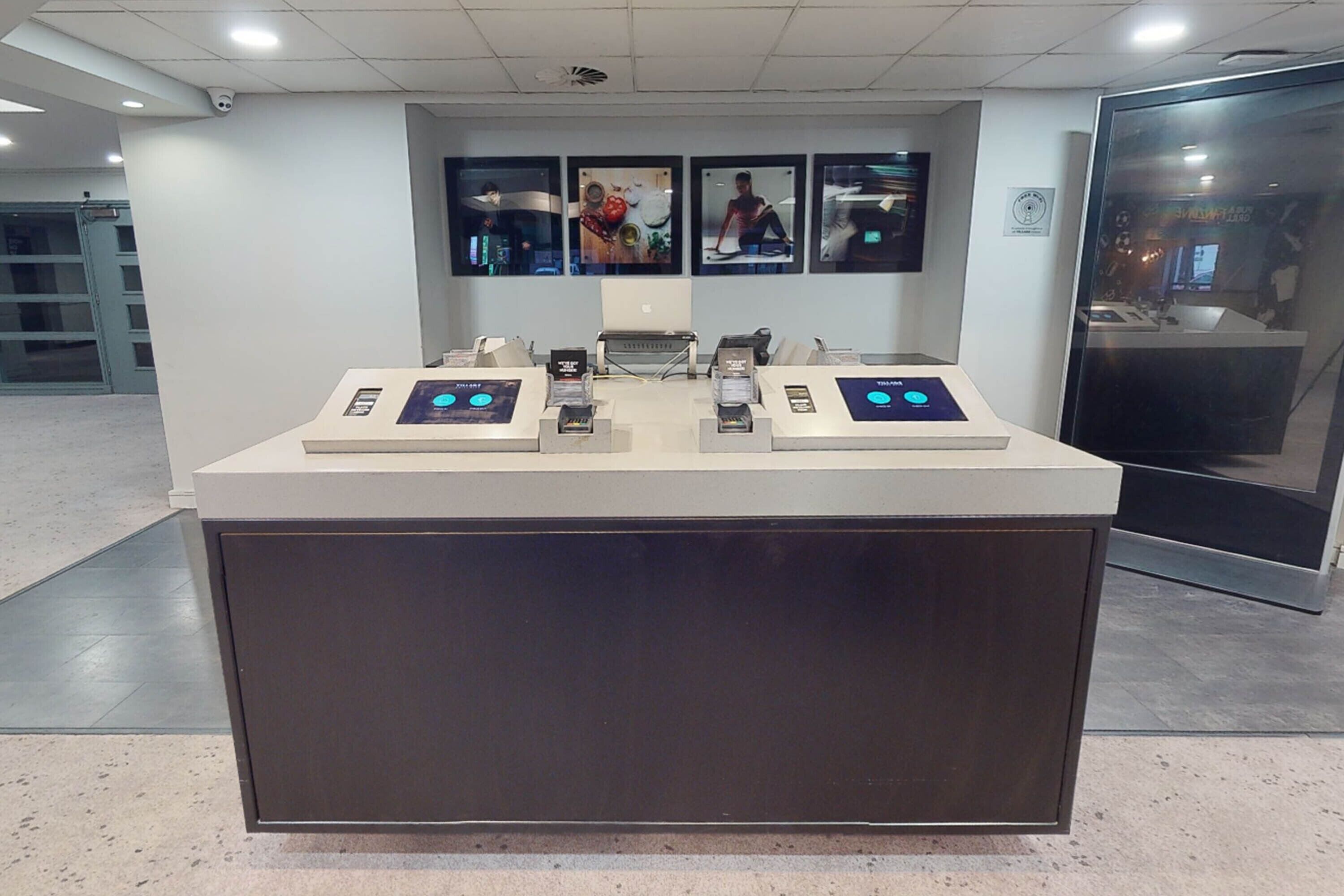 check-in/check-out kiosk