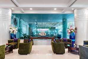 Zona de estar del vestíbulo