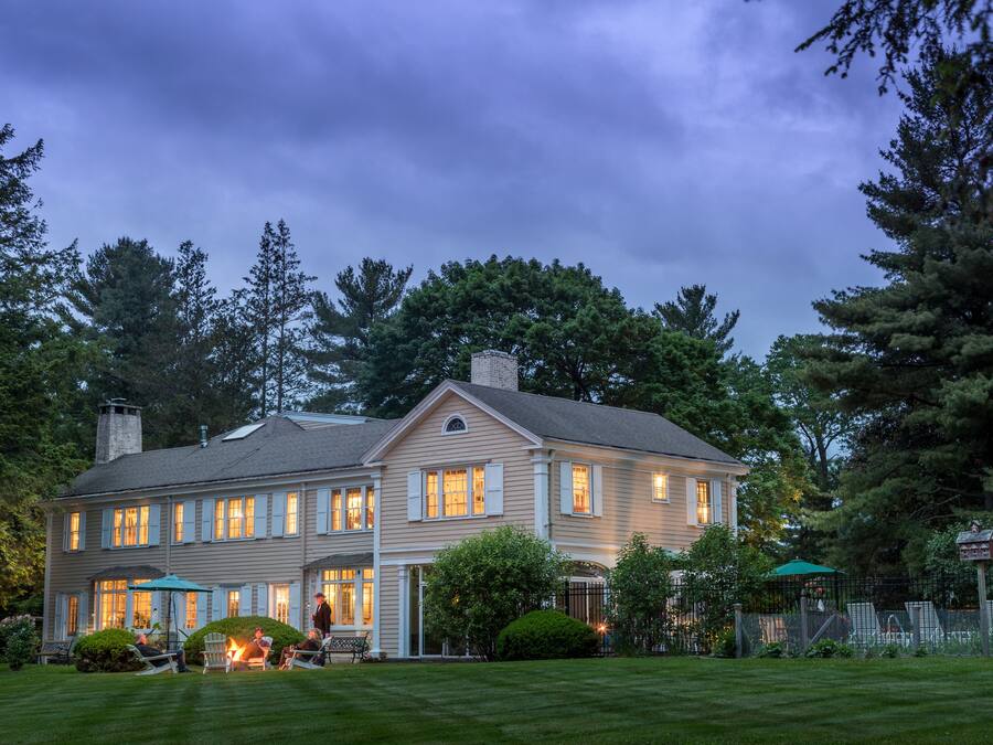 Front of property - evening/night