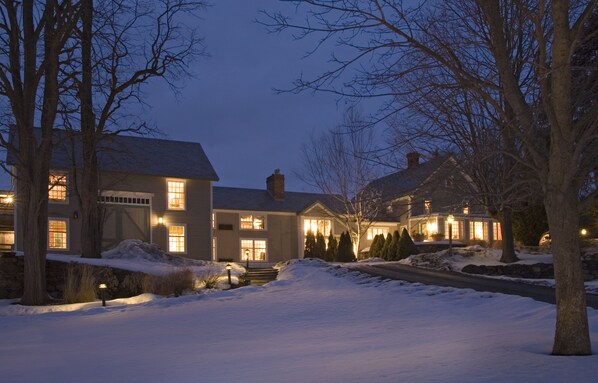 Front of property – evening/night