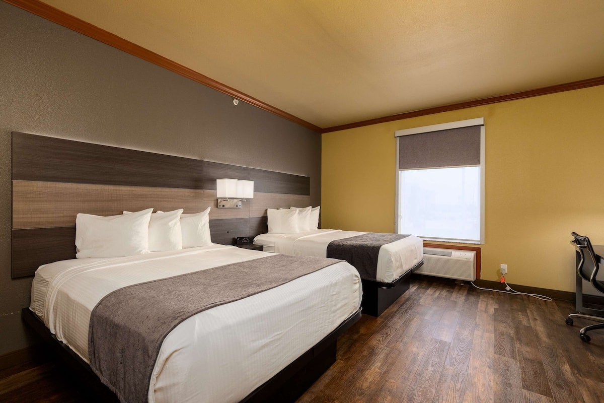 Phòng Suite, 2 giường cỡ queen, không hút thuốc, bếp nhỏ (with Sofabed) | Bàn, khu vực làm việc phù hợp cho laptop, bàn ủi/dụng cụ ủi quần áo 