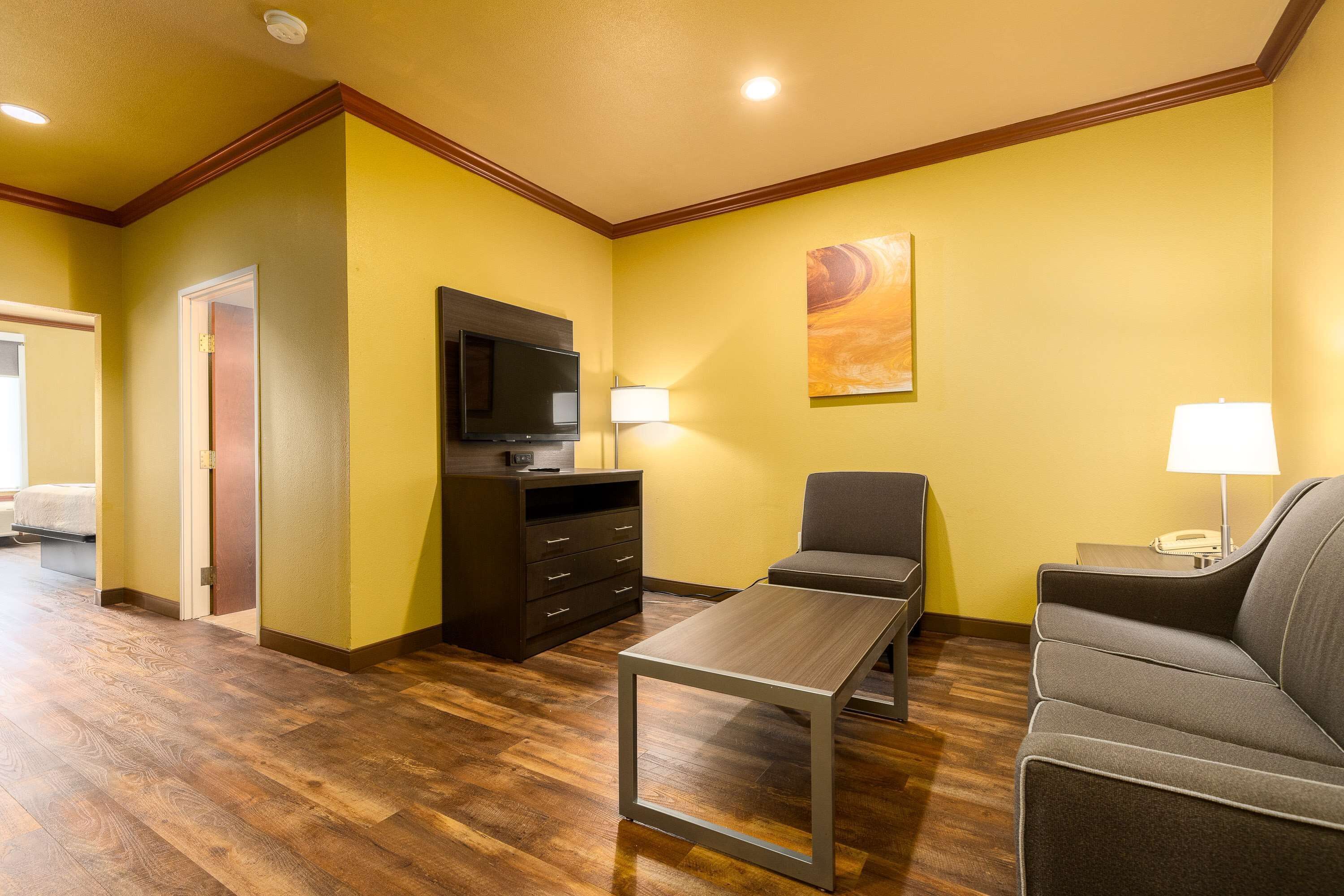 suite, 1 king bed with sofa bed, accessible, non smoking (with sofabed) | desk, laptop workspace, iron/ironing board, rollaway beds