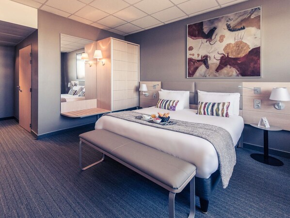 In-room safe, desk, blackout curtains, soundproofing