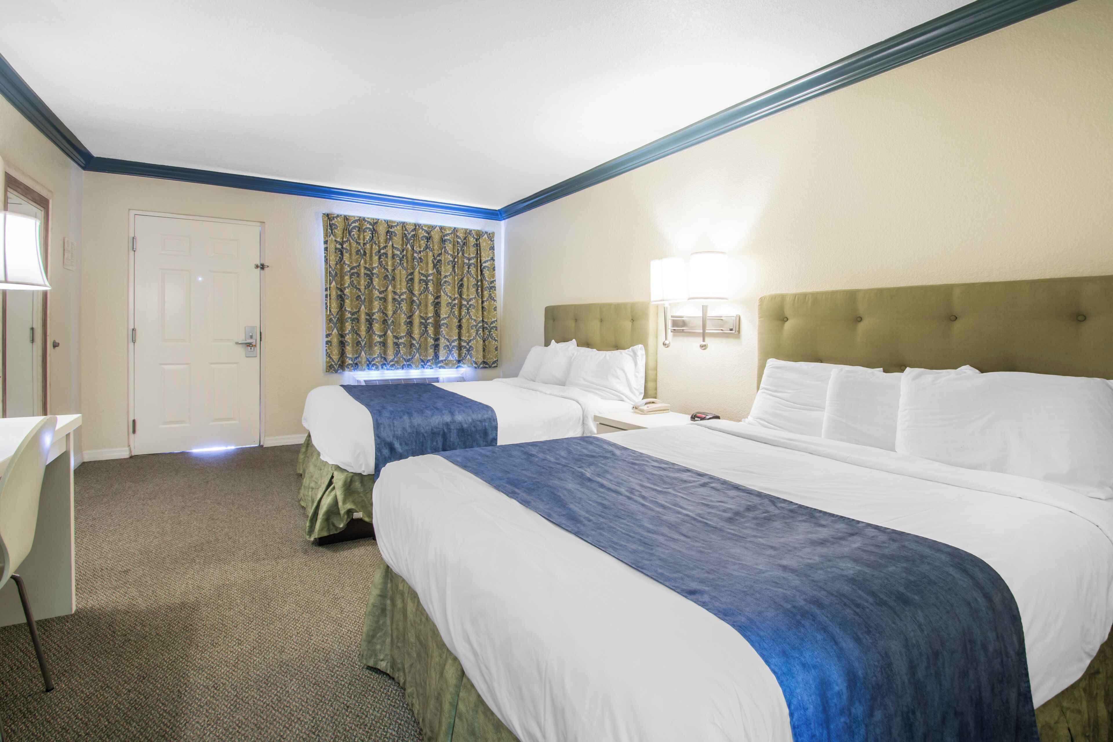 Premium Room, 2 Queen Beds | In-room safe, desk, laptop workspace, soundproofing