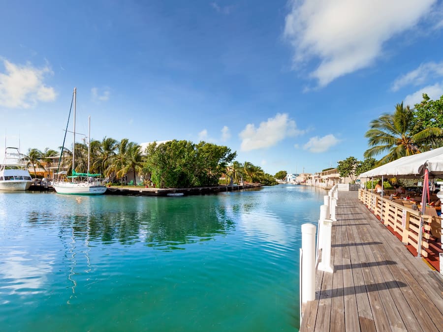 Blick von der Unterkunft