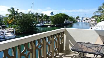 Uitzicht vanaf balkon