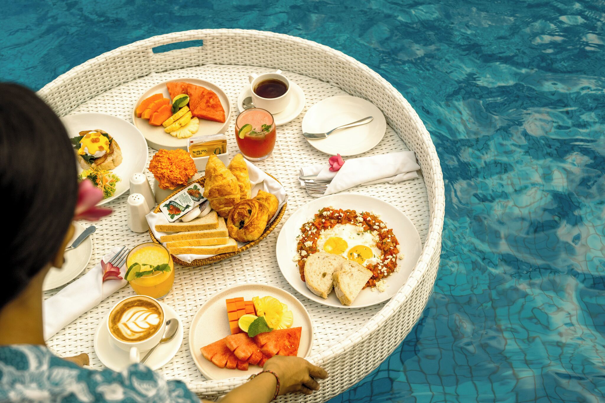 Kontinental frokost hver dag (USD 32 per person)