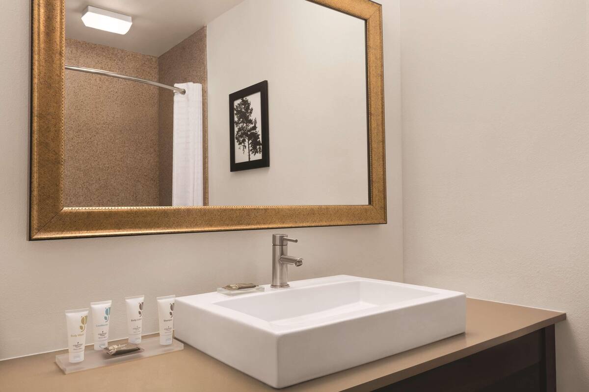 Bathroom | Combined shower/tub, hair dryer, towels