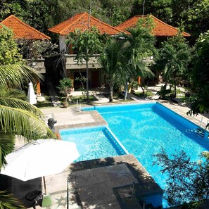 2 outdoor pools, open 6:00 AM to 8:00 PM, pool umbrellas, pool loungers - Melasti Kuta Beach Hotel and Spa (Kuta)