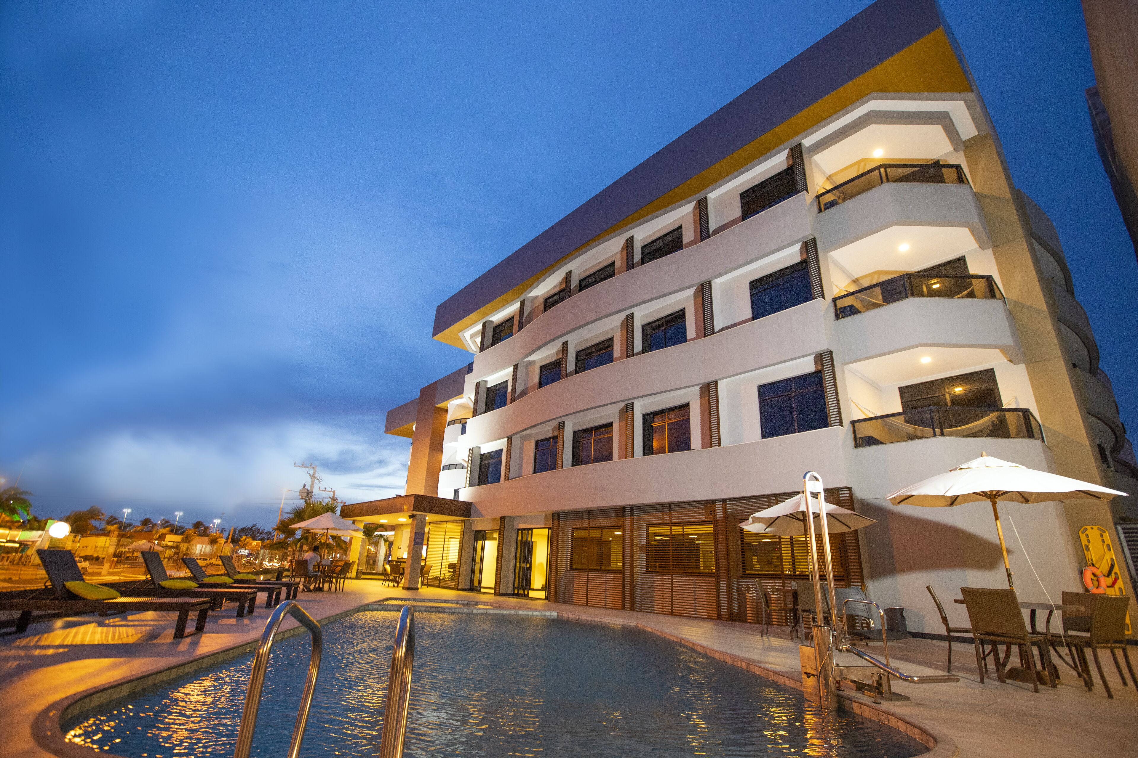 Front of property - evening/night