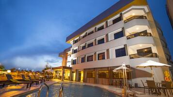 Front of property - evening/night