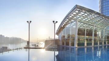 Indoor pool, seasonal outdoor pool