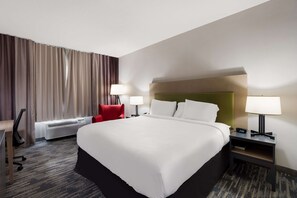 Room, 1 King Bed, Accessible, Non Smoking | Premium bedding, down comforters, desk, laptop workspace