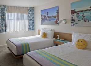 Habitación Deluxe, 2 camas dobles | Sábanas italianas Frette y ropa de cama de alta calidad