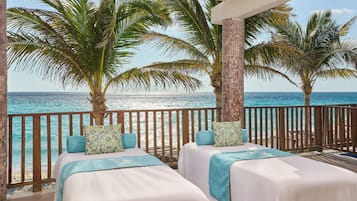 Espace de soins pour les couples, sauna, bain Ă remous, hammam