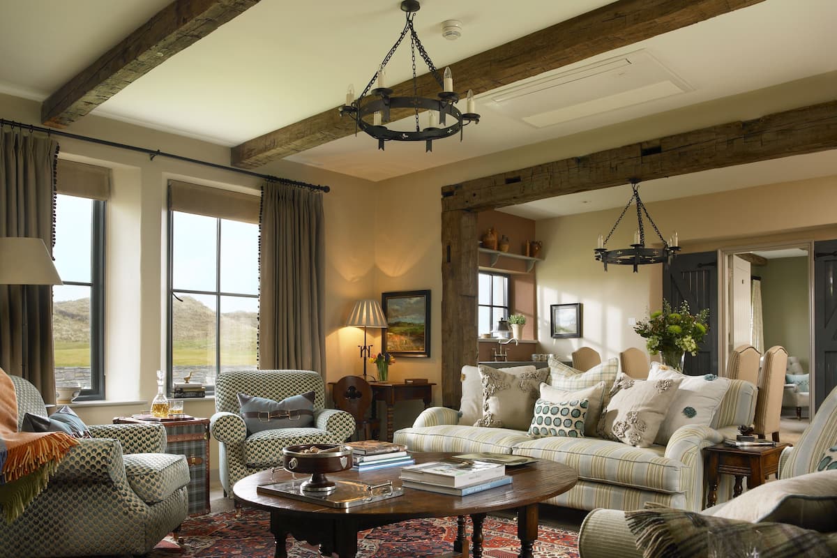 42-inch Smart TV with cable channels, toys, books