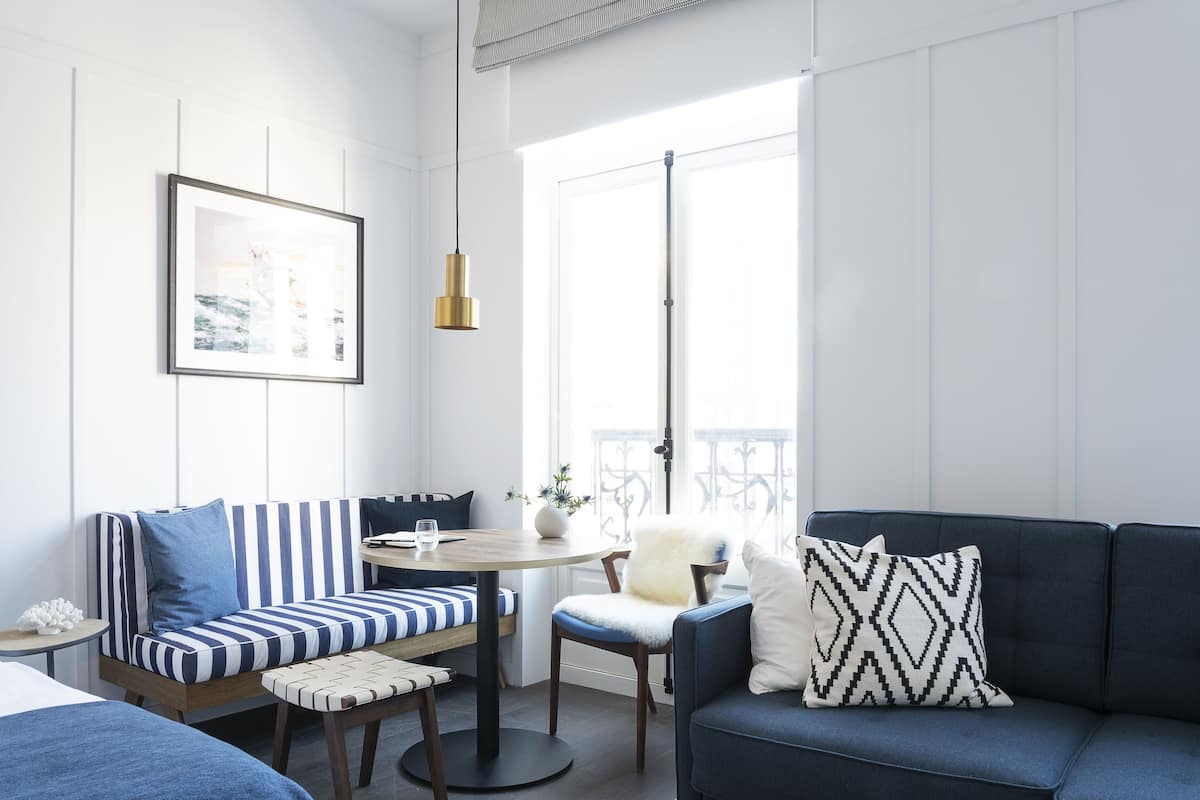 Estudio Deluxe, balcón | Insonorización, wifi gratis y ropa de cama