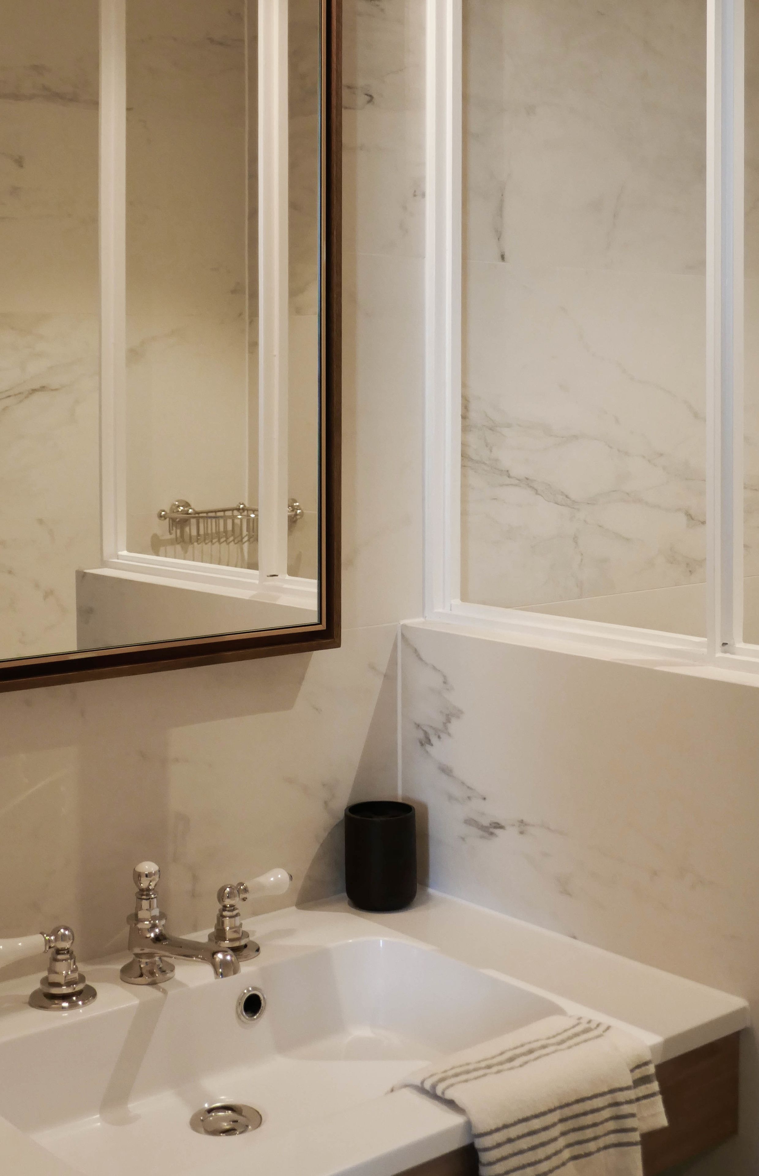 shower, rainfall showerhead, designer toiletries, hair dryer