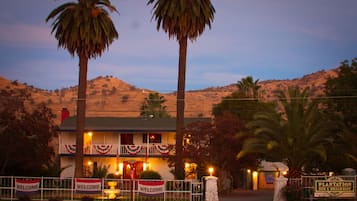 Front of property – evening/night