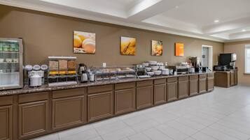 Free daily full breakfast