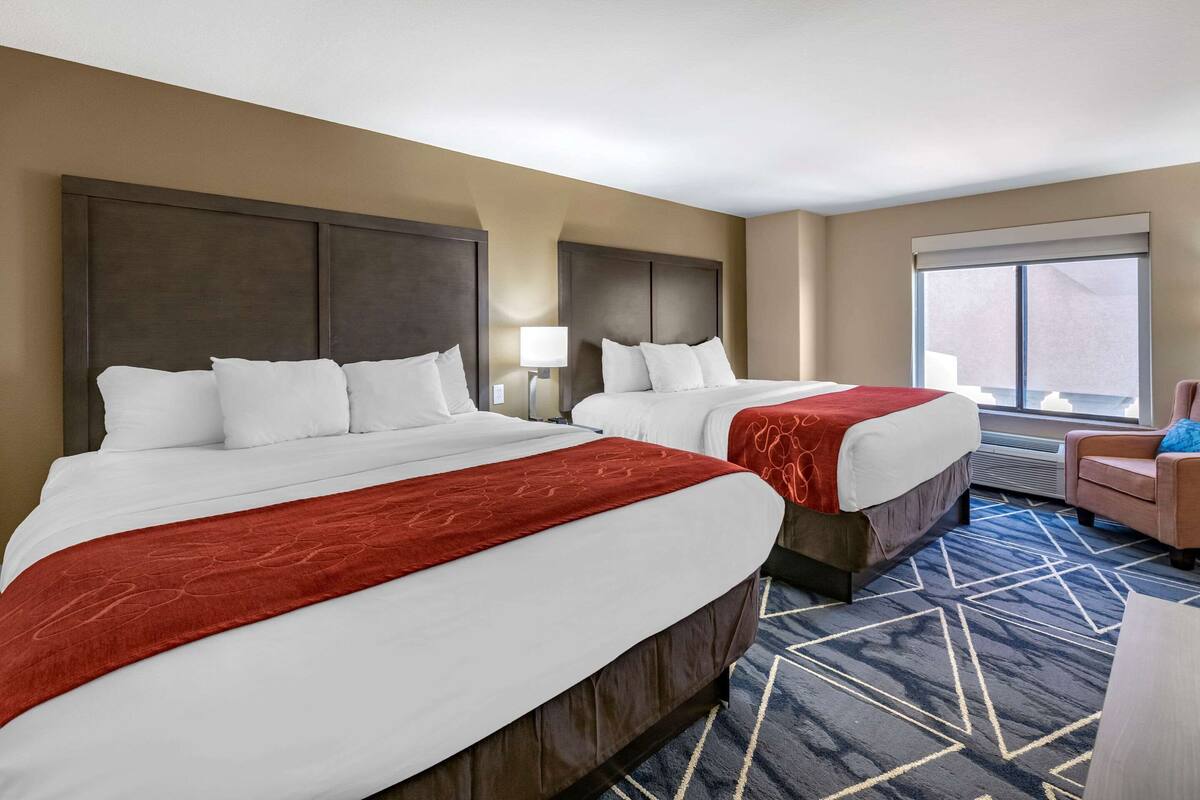 suite, multiple beds, non smoking | in-room safe, desk, iron/ironing board, rollaway beds