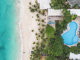 On the beach, white sand, snorkeling, beach volleyball
