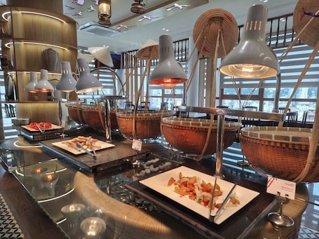 Daily buffet breakfast for a fee. Liberty Hotel Saigon Parkview