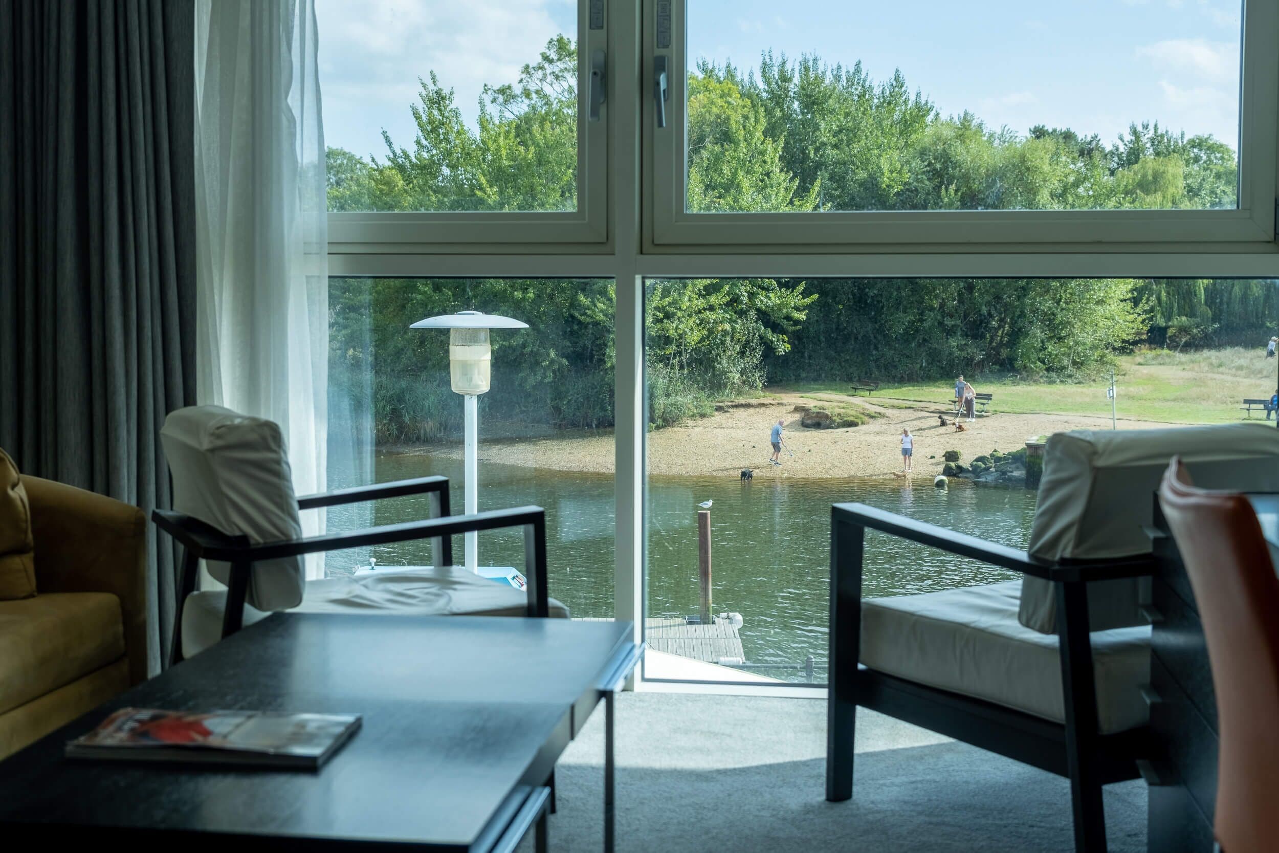 luxury double room, river view | in-room safe, free cots/infant beds, free wifi, bed sheets