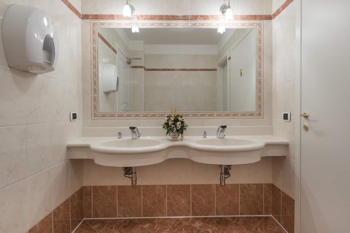 shower, free toiletries, hair dryer, bidet