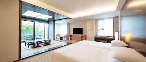 1 habitación, ropa de cama hipoalergénica y minibar