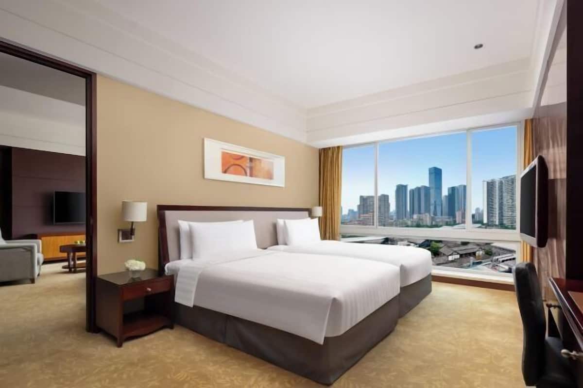 Biancheria da letto di alta qualità, minibar, una cassaforte in camera